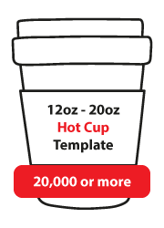 Ozsingle Canada Hotshot Coffee Sleeves Custom Printed Cup Sleeves